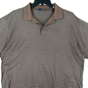 Two Nines By Marbas Filodi Scozia Polo Shirt Men XL Cotton‎ Striped Classic Fit